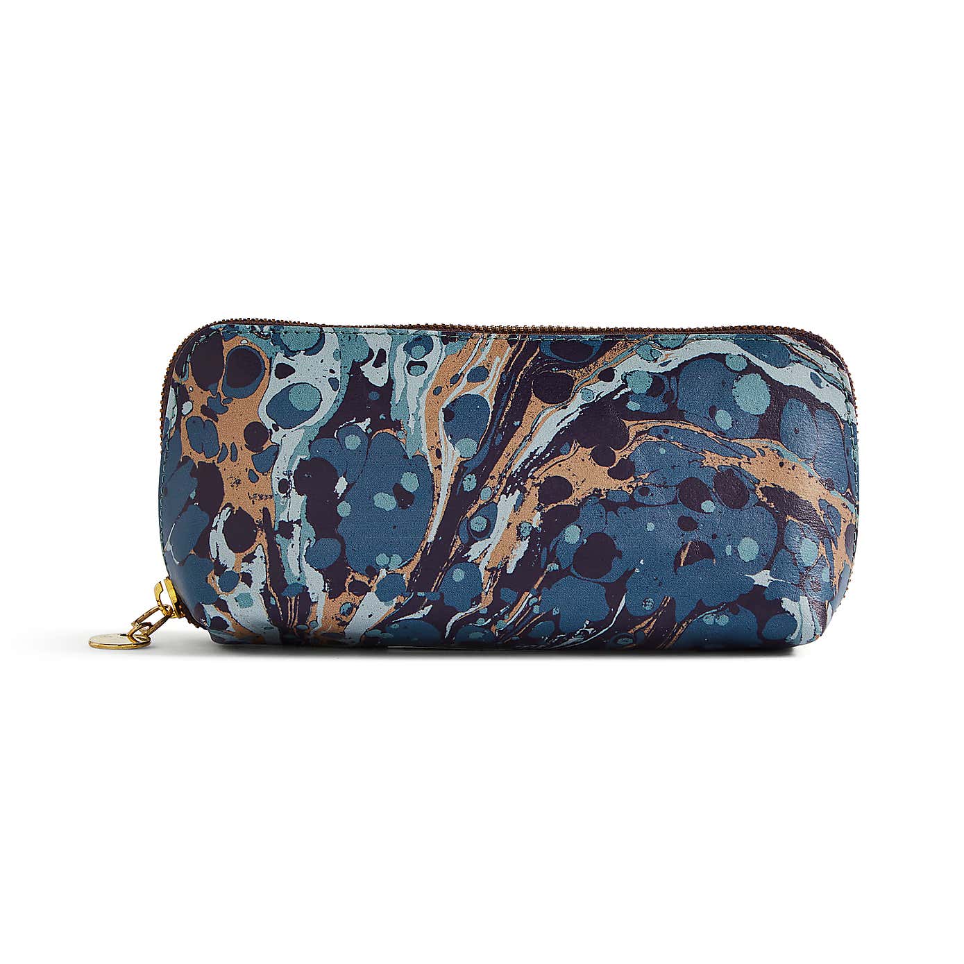 Recycled Leather Marble Pencil Case