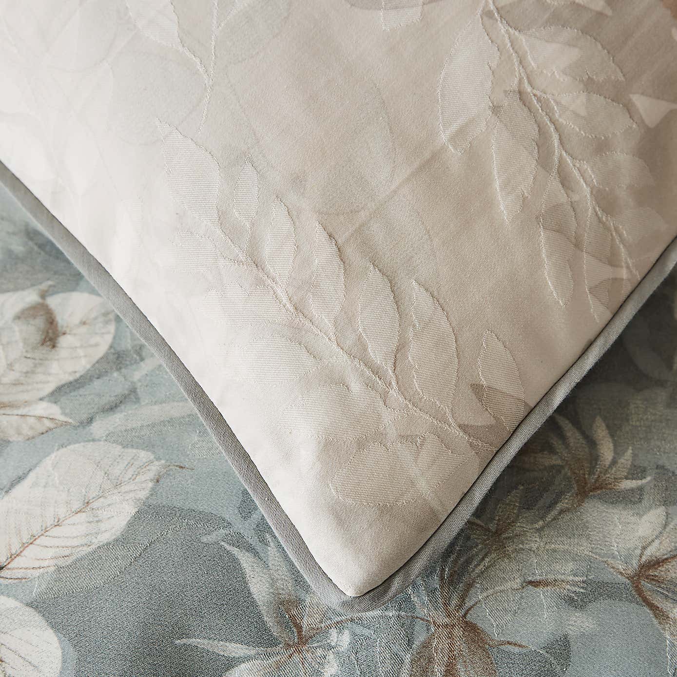 Dorma Whispering Leaves Standard Pillowcase Pair