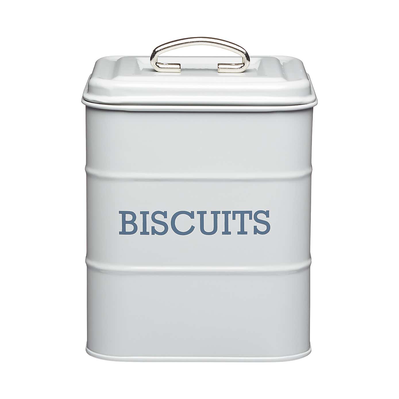 Cream Biscuit Storage Tin