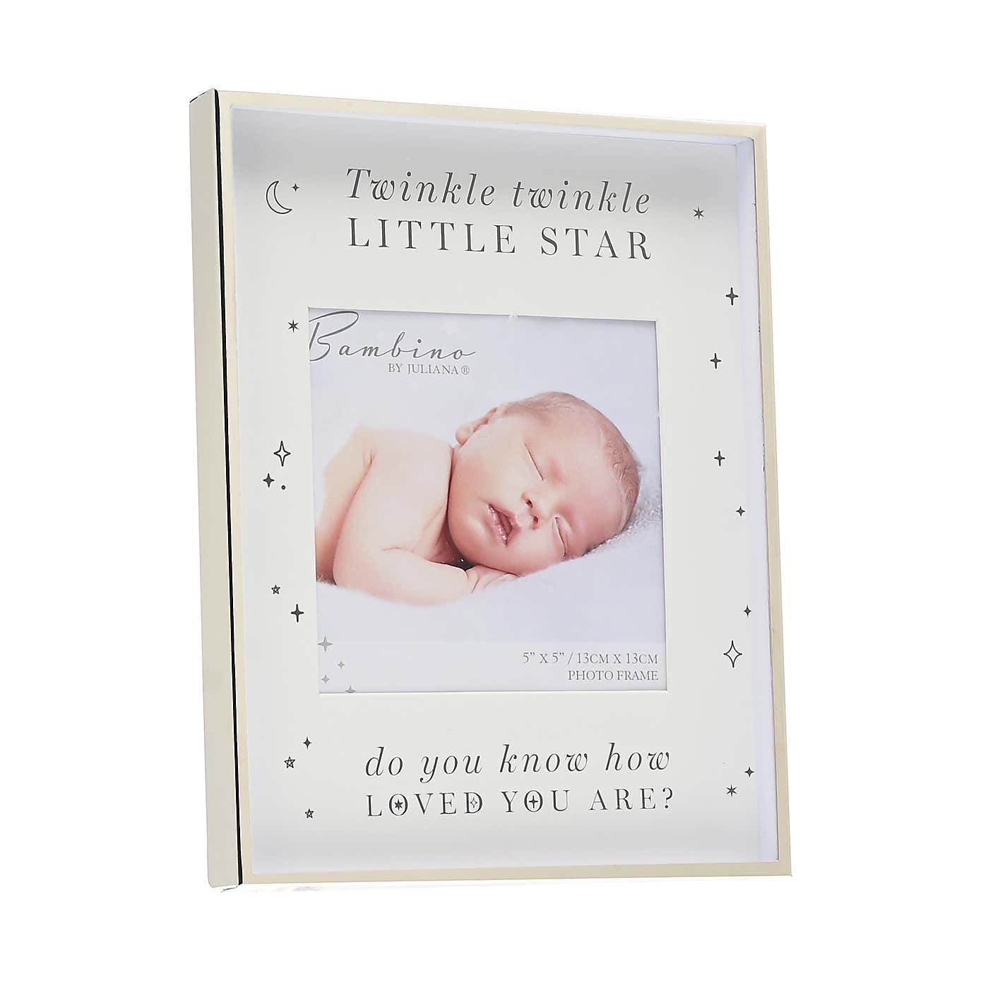 Bambino Metal Plated Twinkle Twinkle Photo Frame