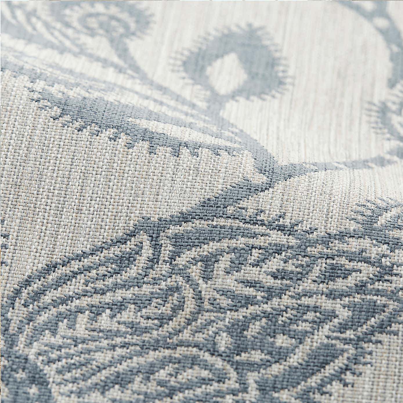 Flori Footstool, Floral Print Fabric