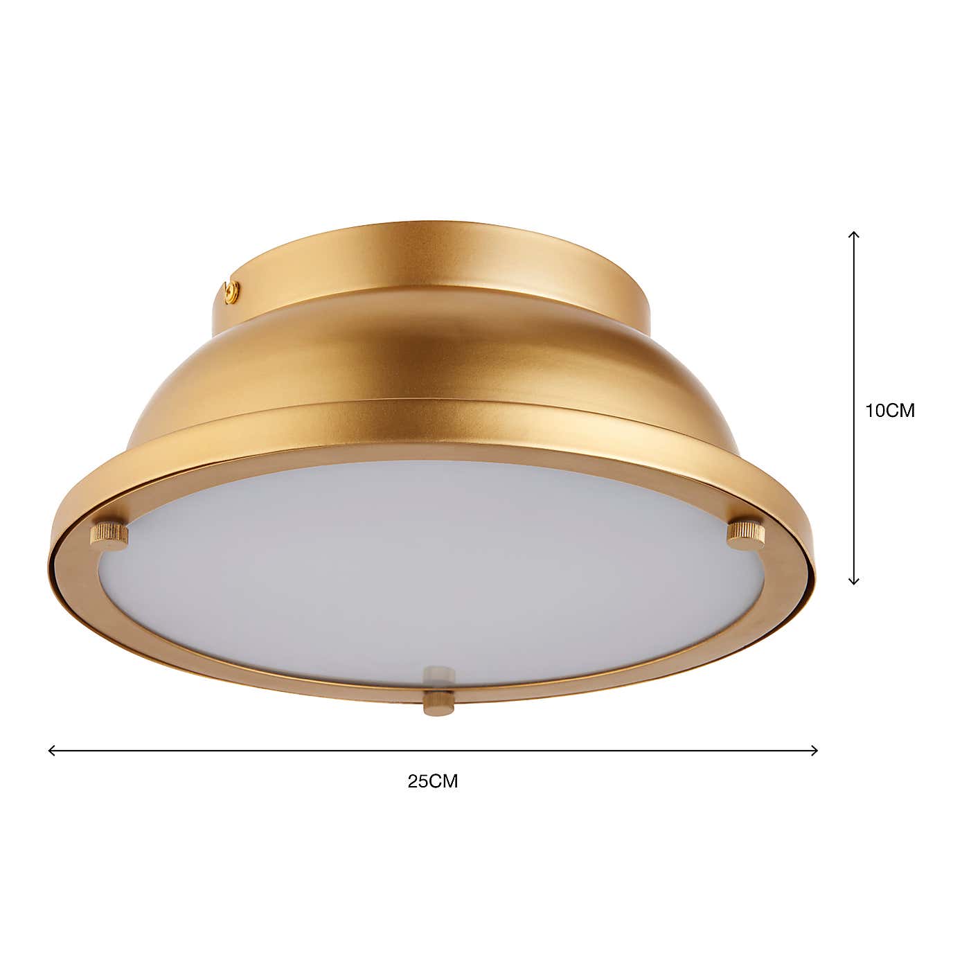 Barton Bathroom 1 Light Flush Ceiling Fitting