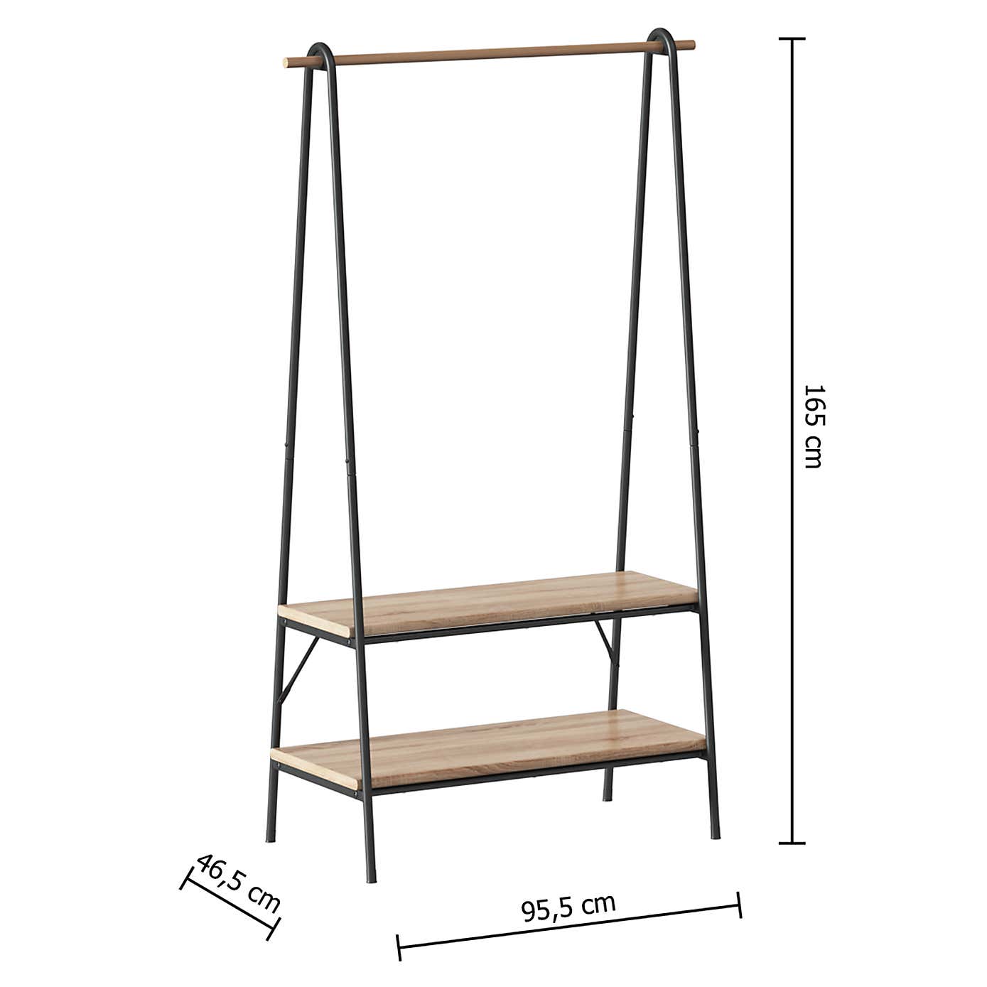 Jano Single Clothes Rail