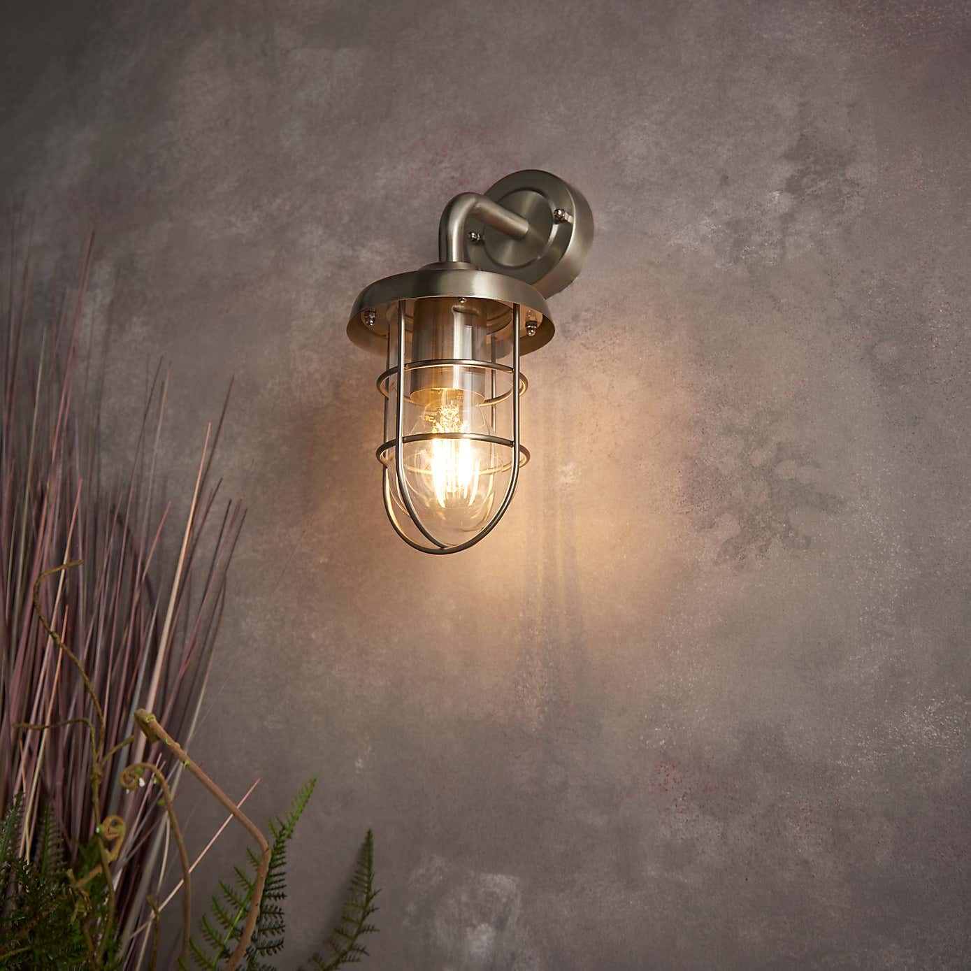 Barker Industrial Outdoor Wall Light