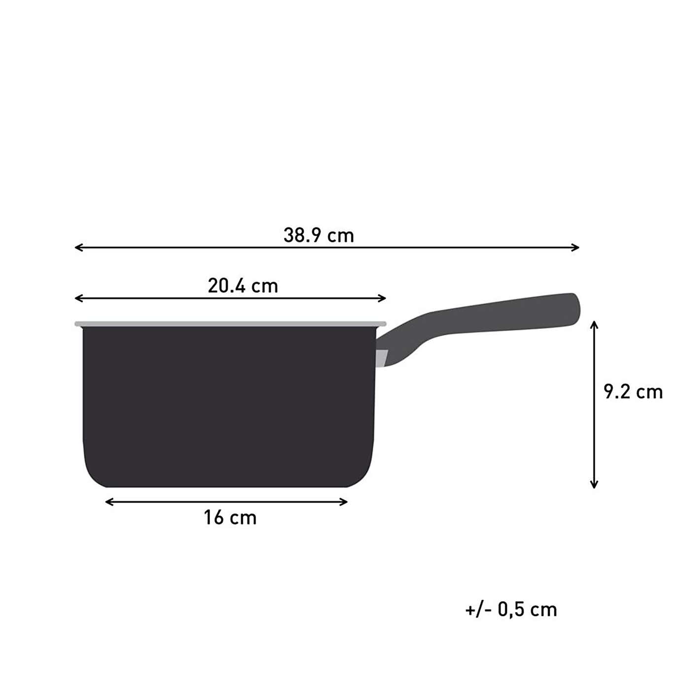 Tefal Titanium Force Non-Stick Aluminium Saucepan, 20cm