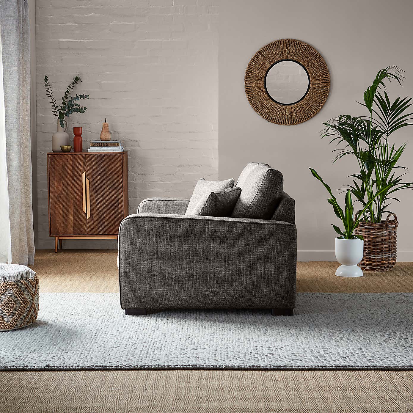 Carson Chunky Multi Weave 2 Seater Sofa