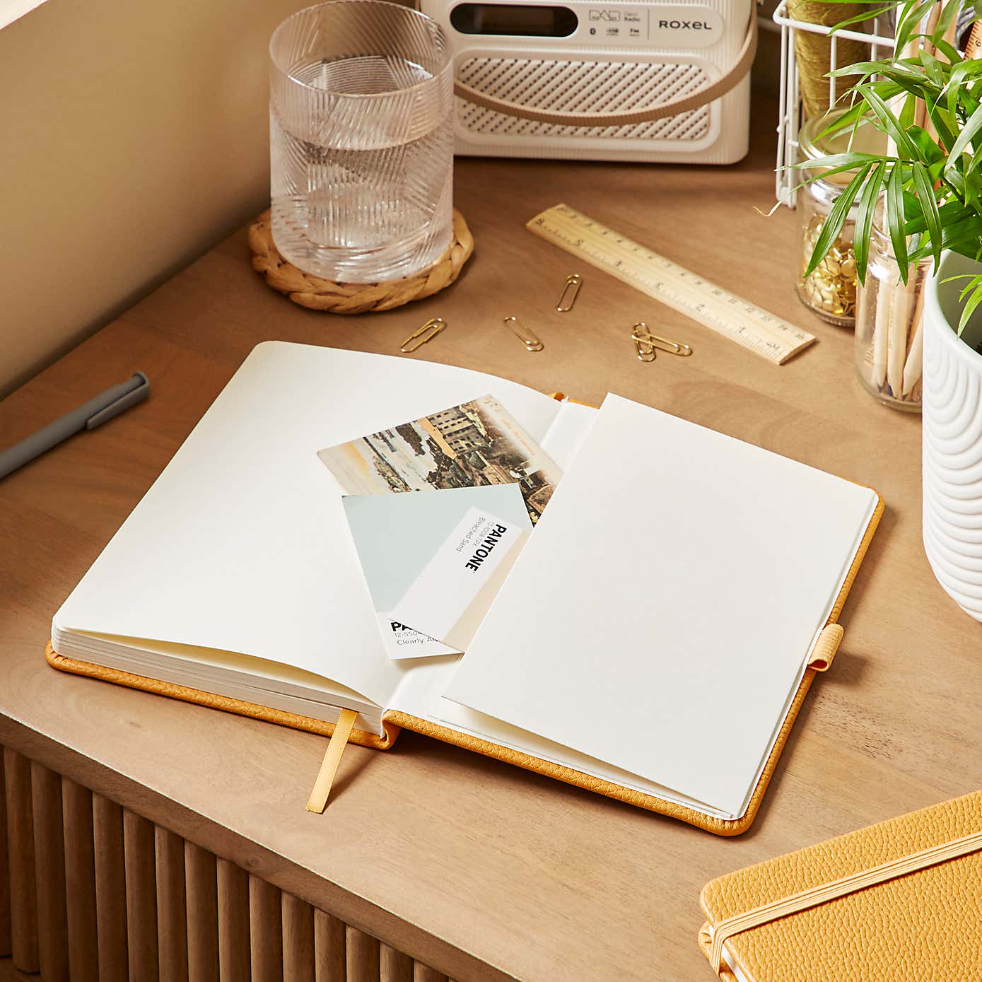 Waters and Noble Premium Faux Leather Notebook