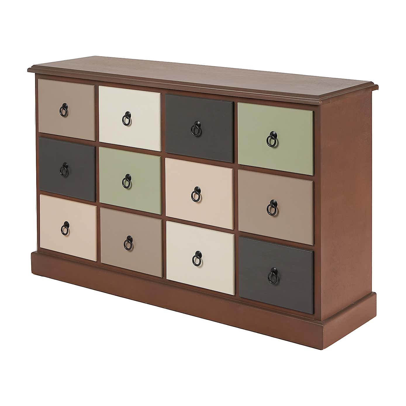 Pacific Loft 12 Drawer Sideboard, Pine