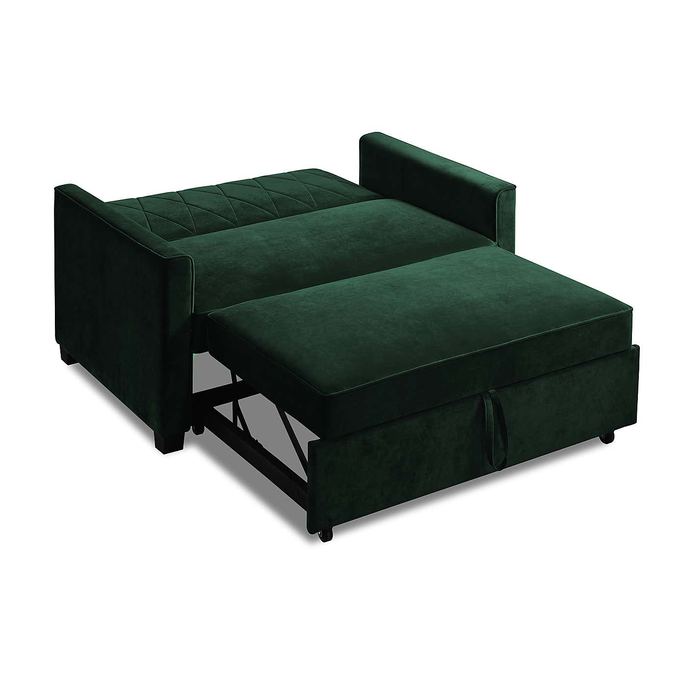 Serena Velvet 2 Seater Sofa Bed
