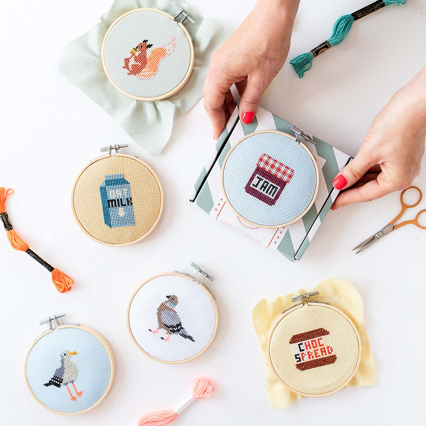 Cotton Clara Seagull Cross Stitch Kit