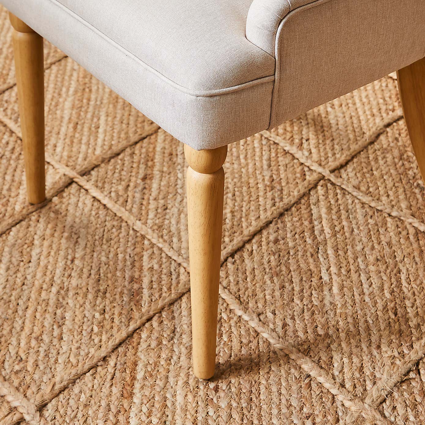 Beatrice Button Back Dining Chair, Fabric