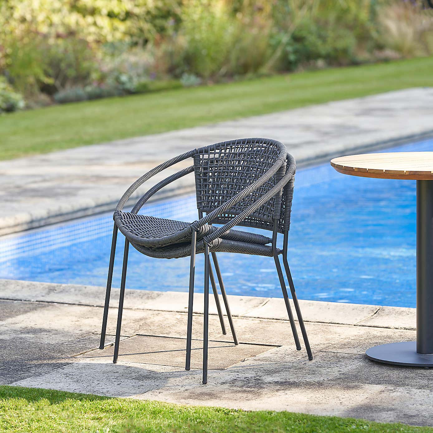 Pacific Lifestyle Dakota Black Outdoor Bistro Set