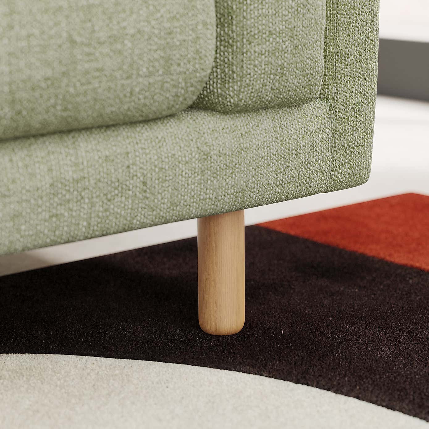 Newton Chunky Tonal Weave Corner Chaise