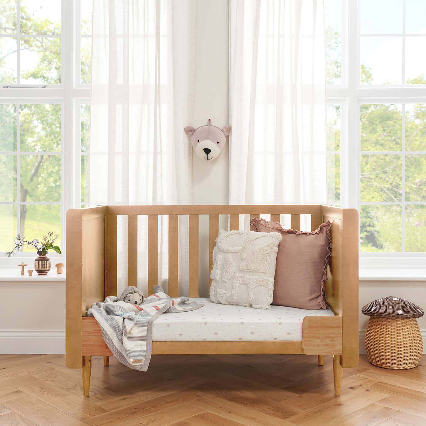 Tutti Bambini Japandi Mini Cot Bed