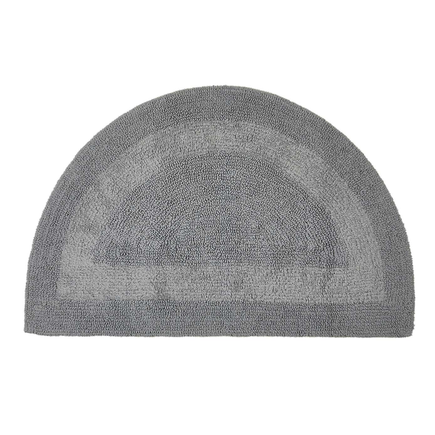 Super Soft Reversible Semi Circle Bath Mat