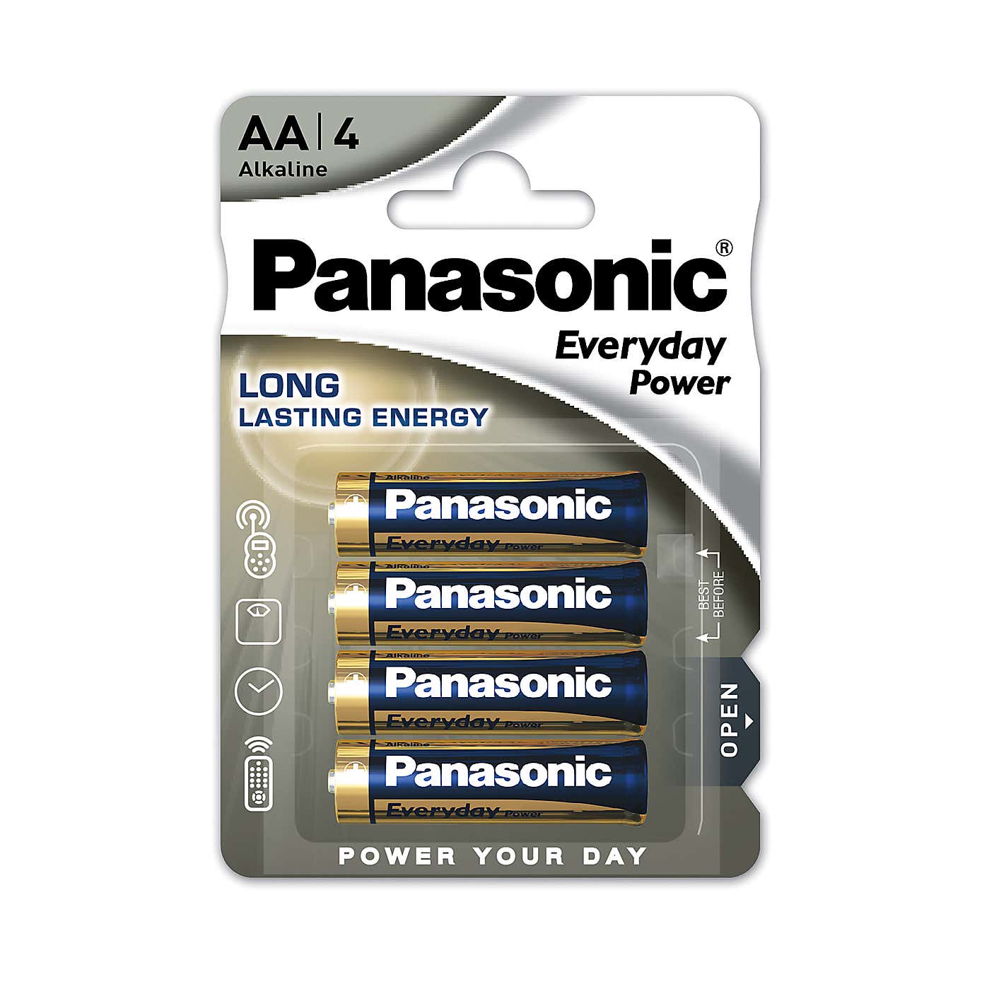 Panasonic Everyday Power Pack of 4 AA Batteries