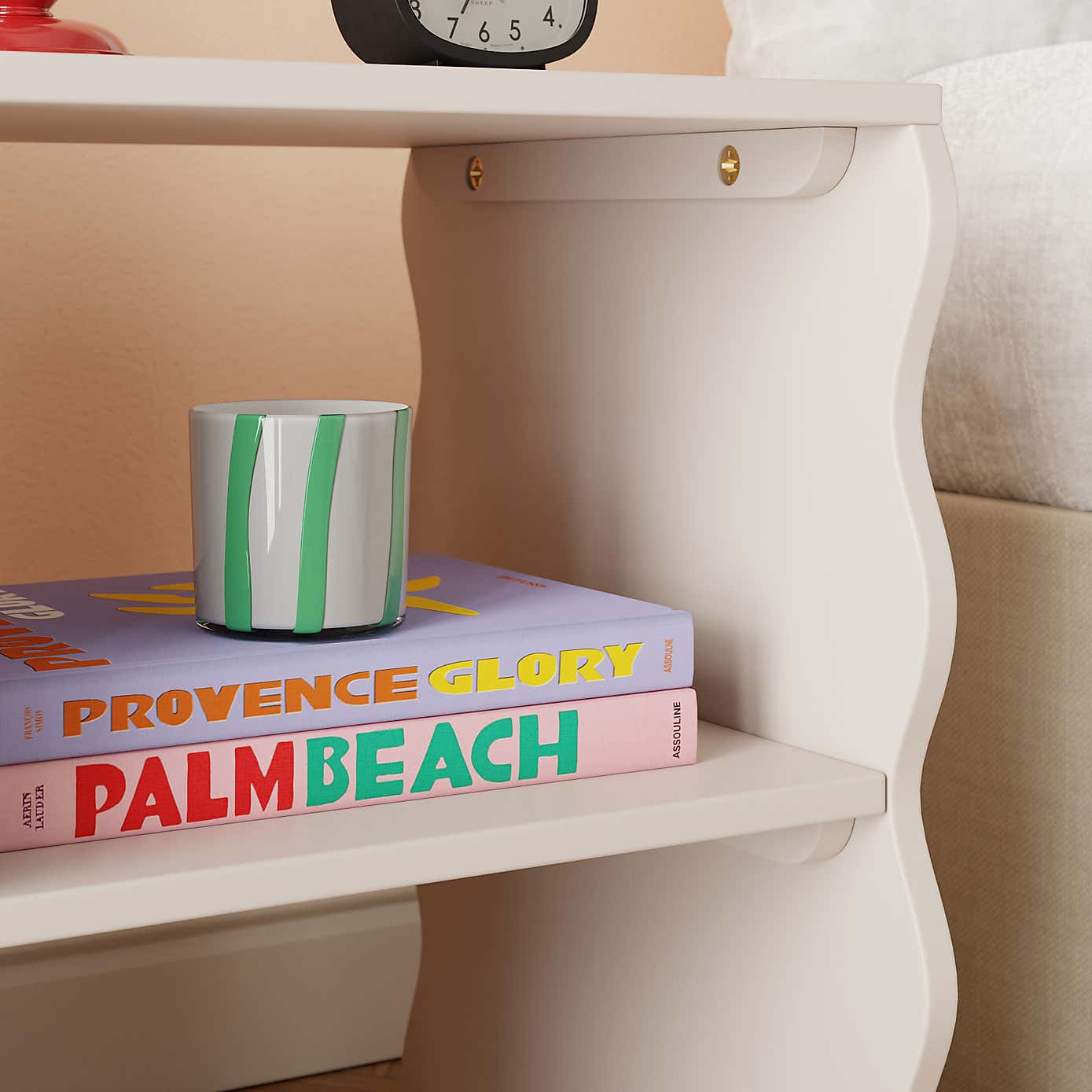 Posie Wavy Bedside Table
