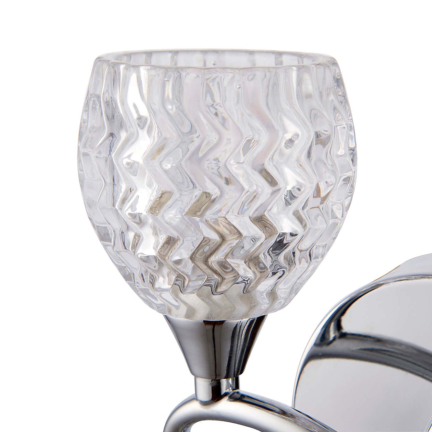 Vogue Boyer 2 Light Wall Light Chrome