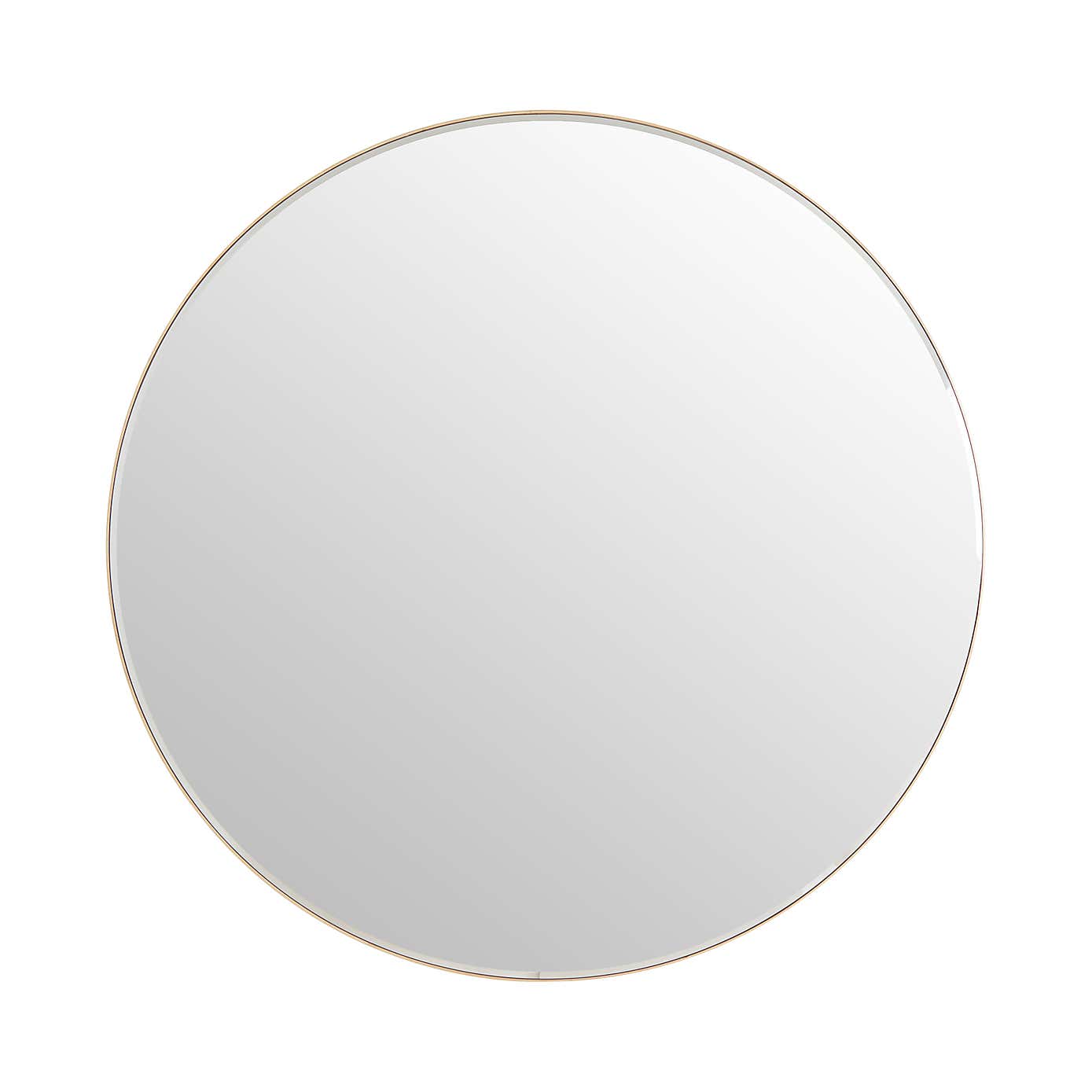 Apartment Round Frame Wall Mirror