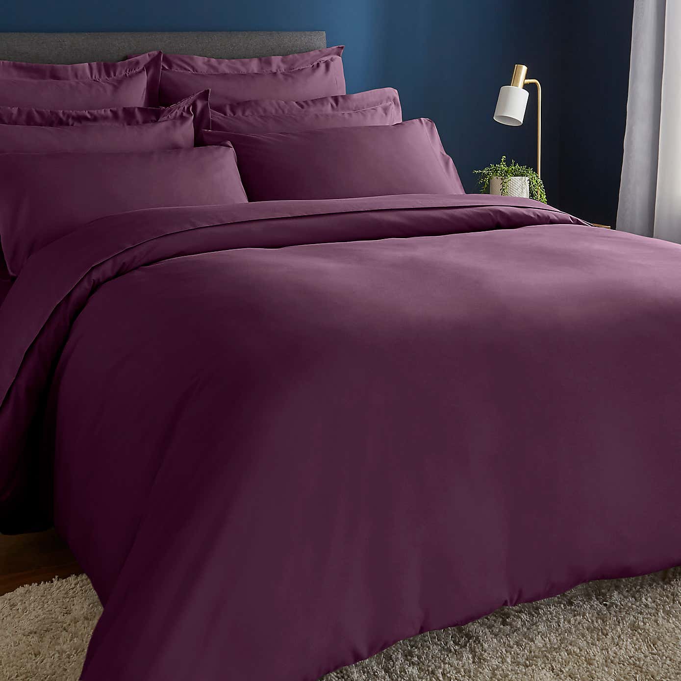 Fogarty Soft Touch White Continental Square Pillowcase