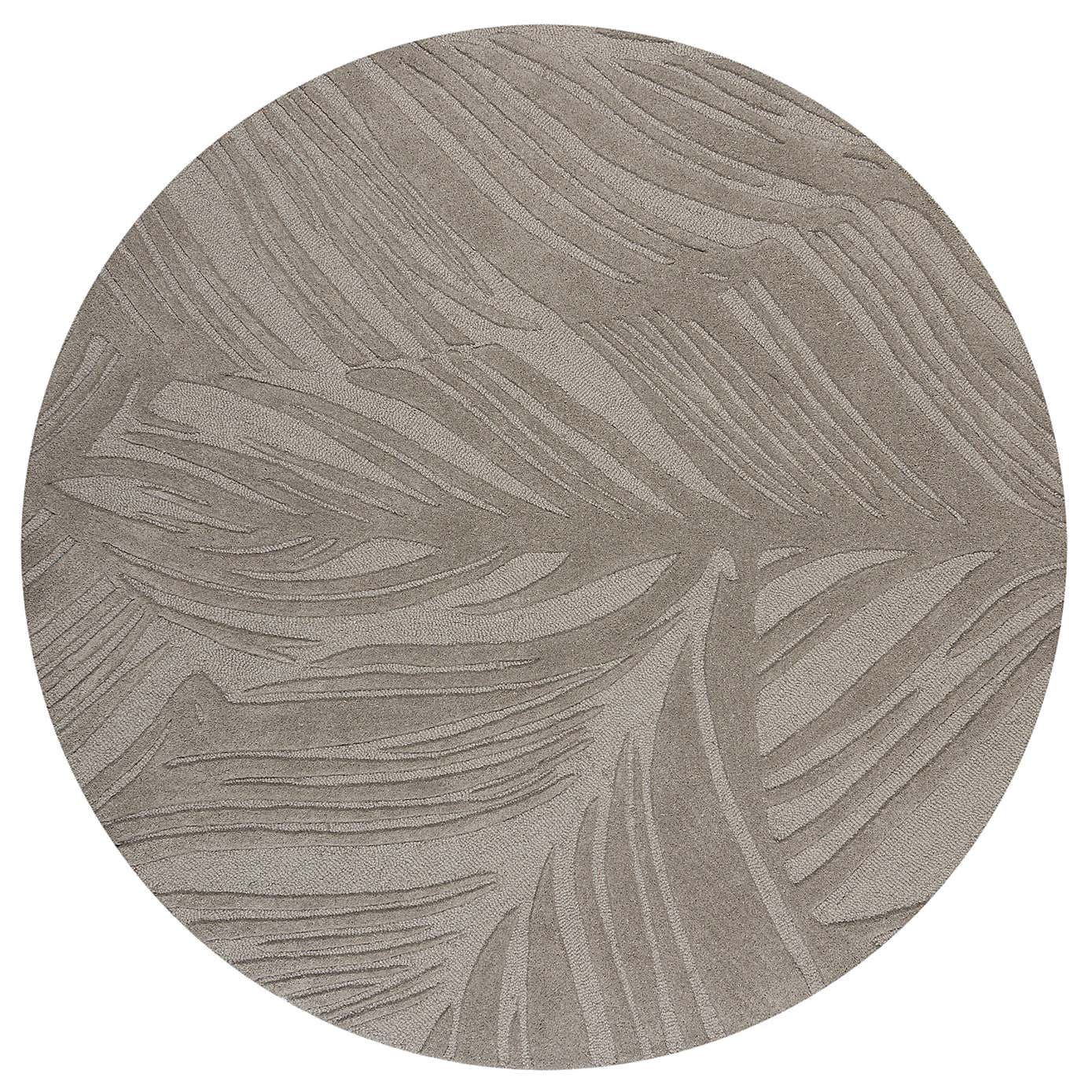 Lino Leaf Round Rug