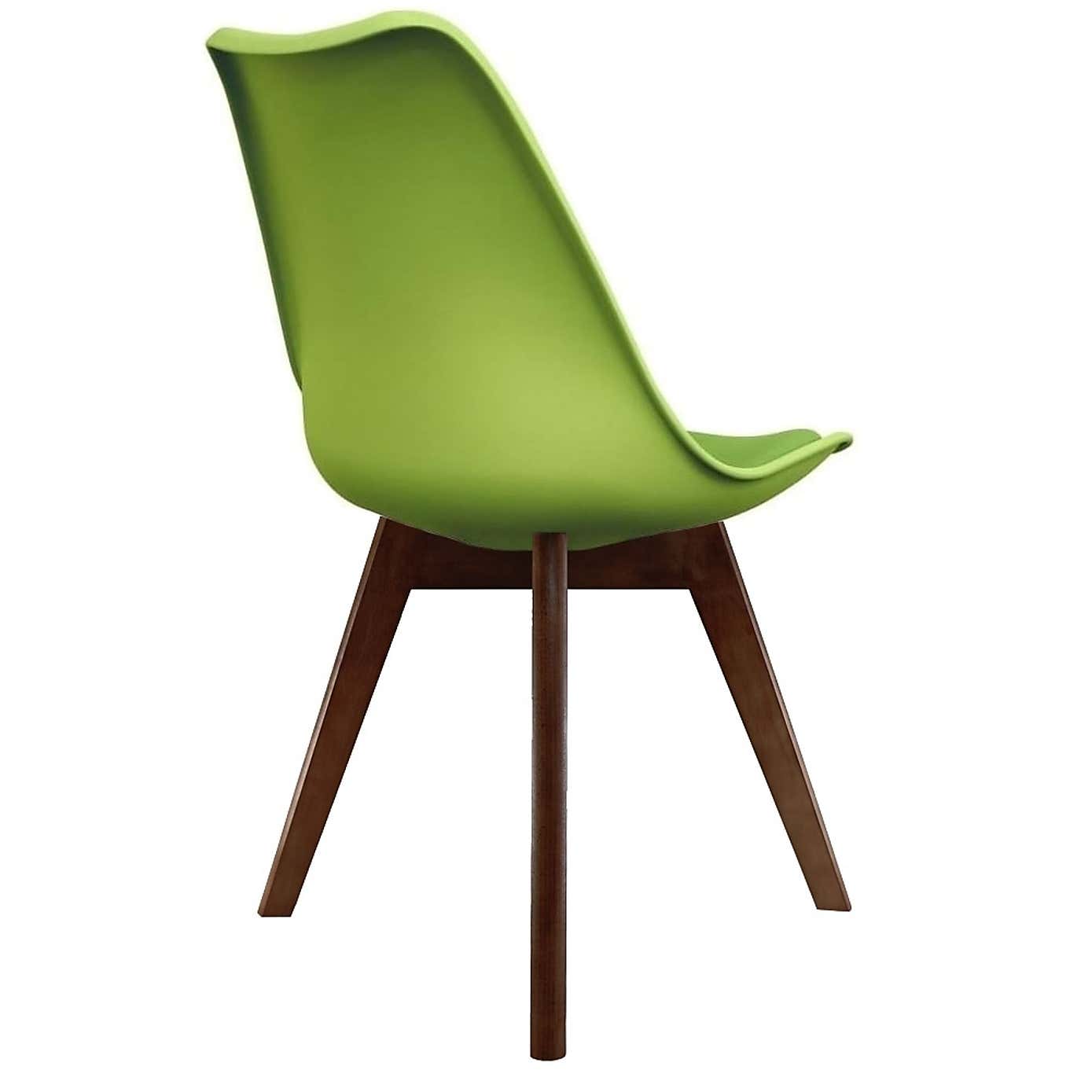 Fusion Living Soho Plastic Dining Chair with Squared Legs