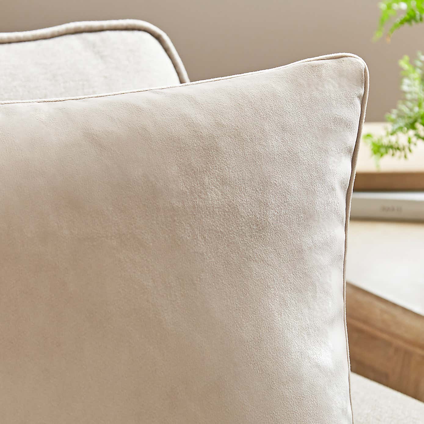 Recycled Velour Square Cushion Cover