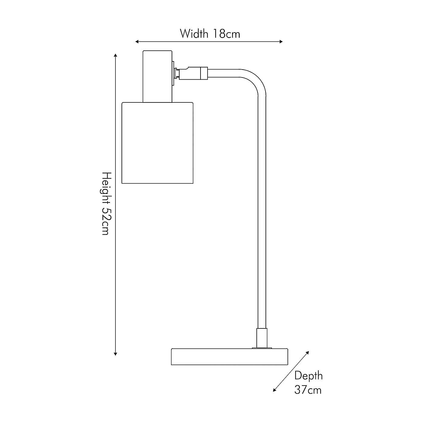 Biba Marble Retro Table Lamp