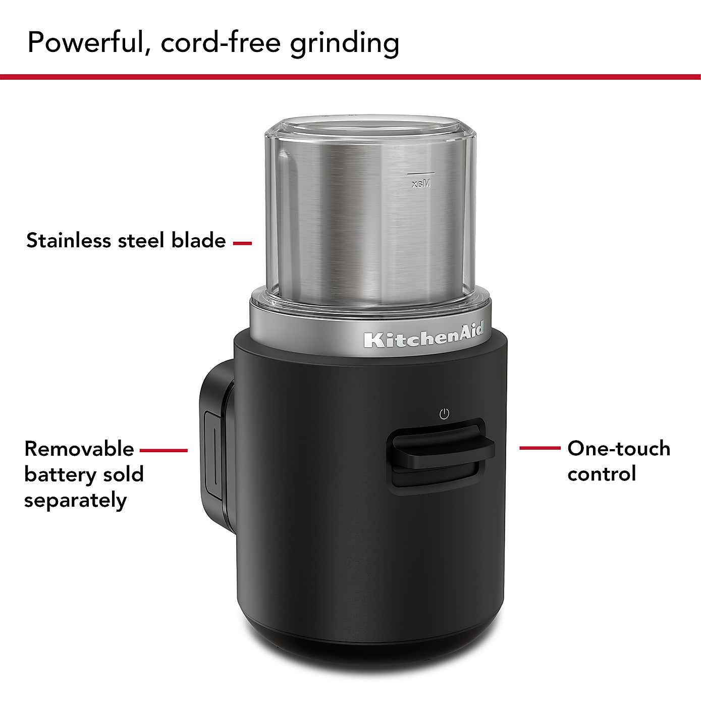 KitchenAid Go Cordless Coffee Grinder