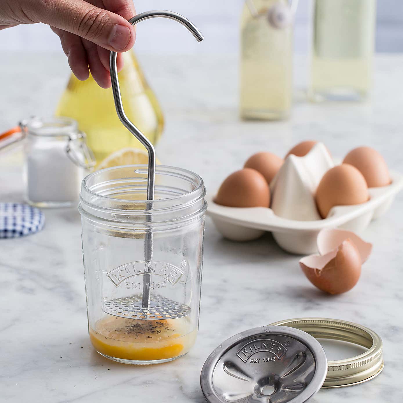 Kilner Mayonnaise and Sauce Jar Set