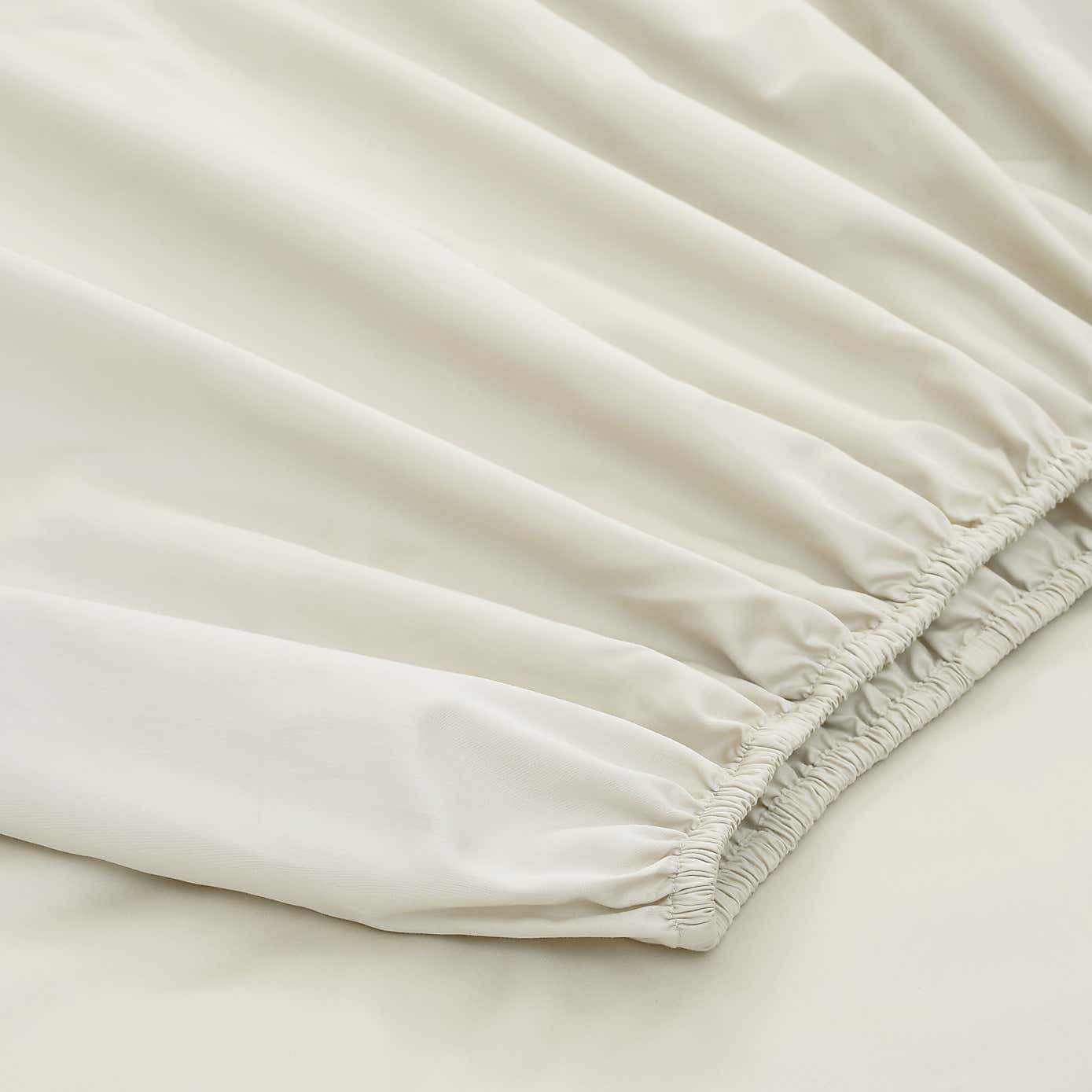 Dorma 500 Thread Count 100% Cotton Sateen Plain Fitted Sheet
