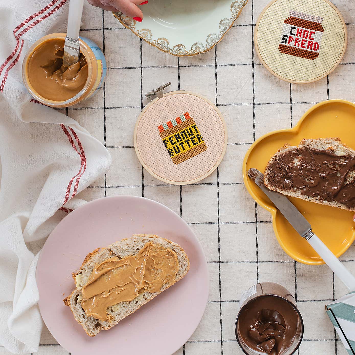 Cotton Clara Peanut Butter Cross Stitch Kit