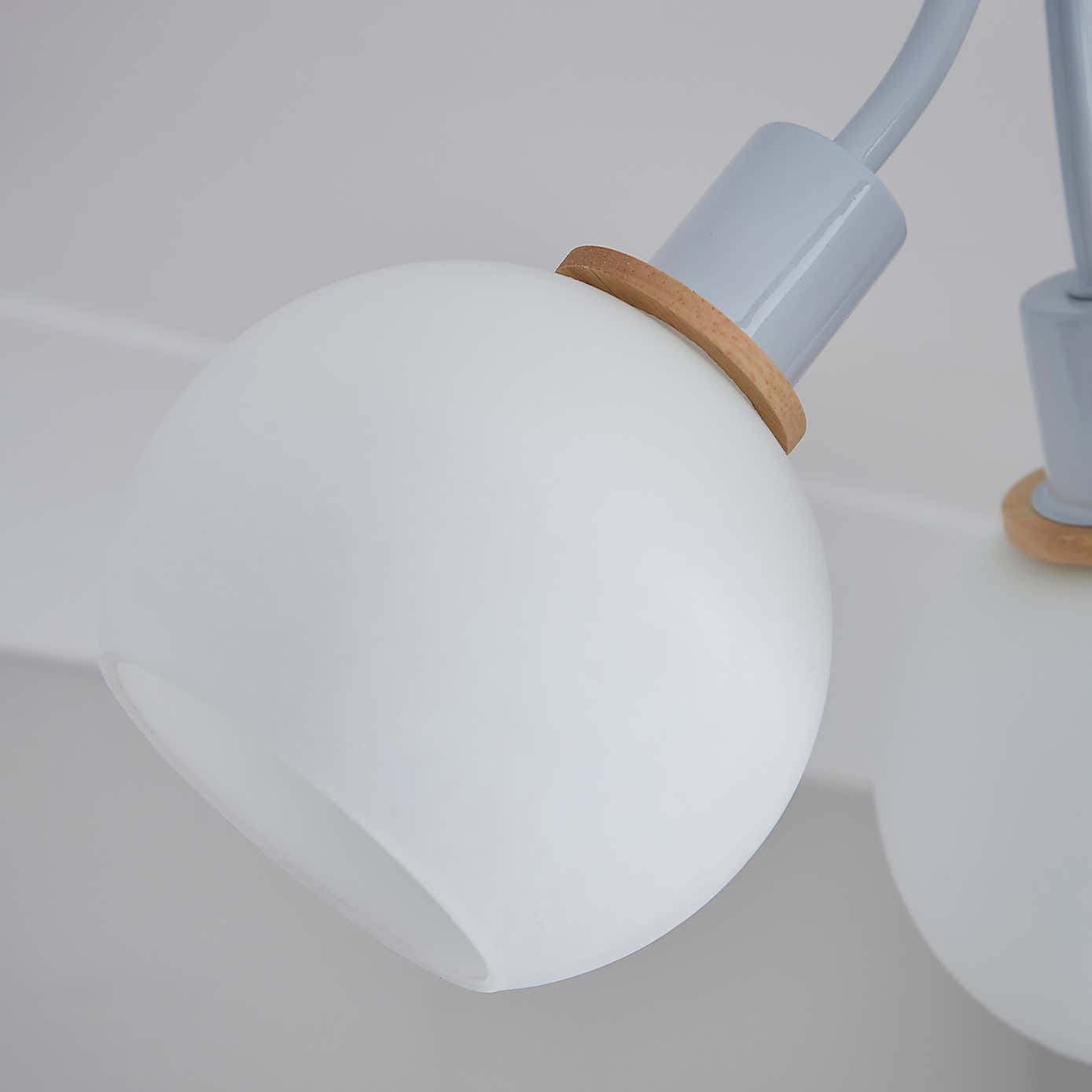 Elements Bailey 3 Light Flush Ceiling Light