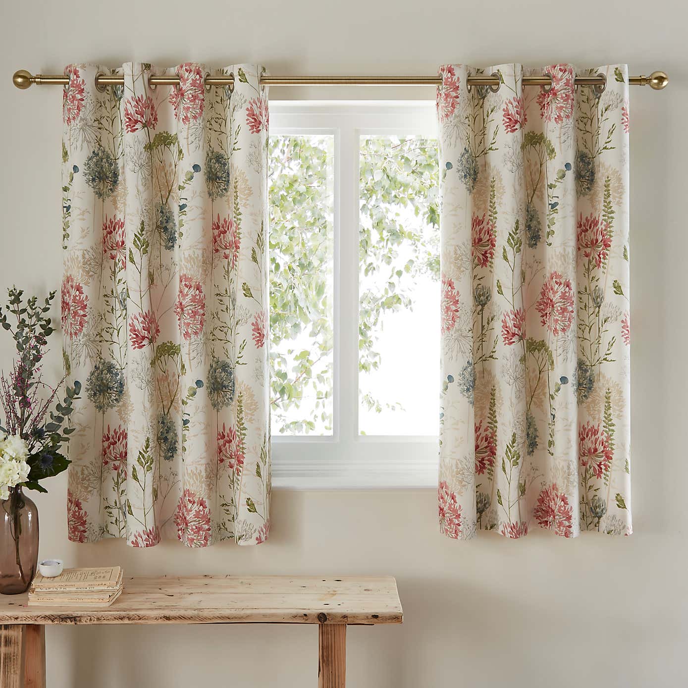 Country Meadow Eyelet Curtains