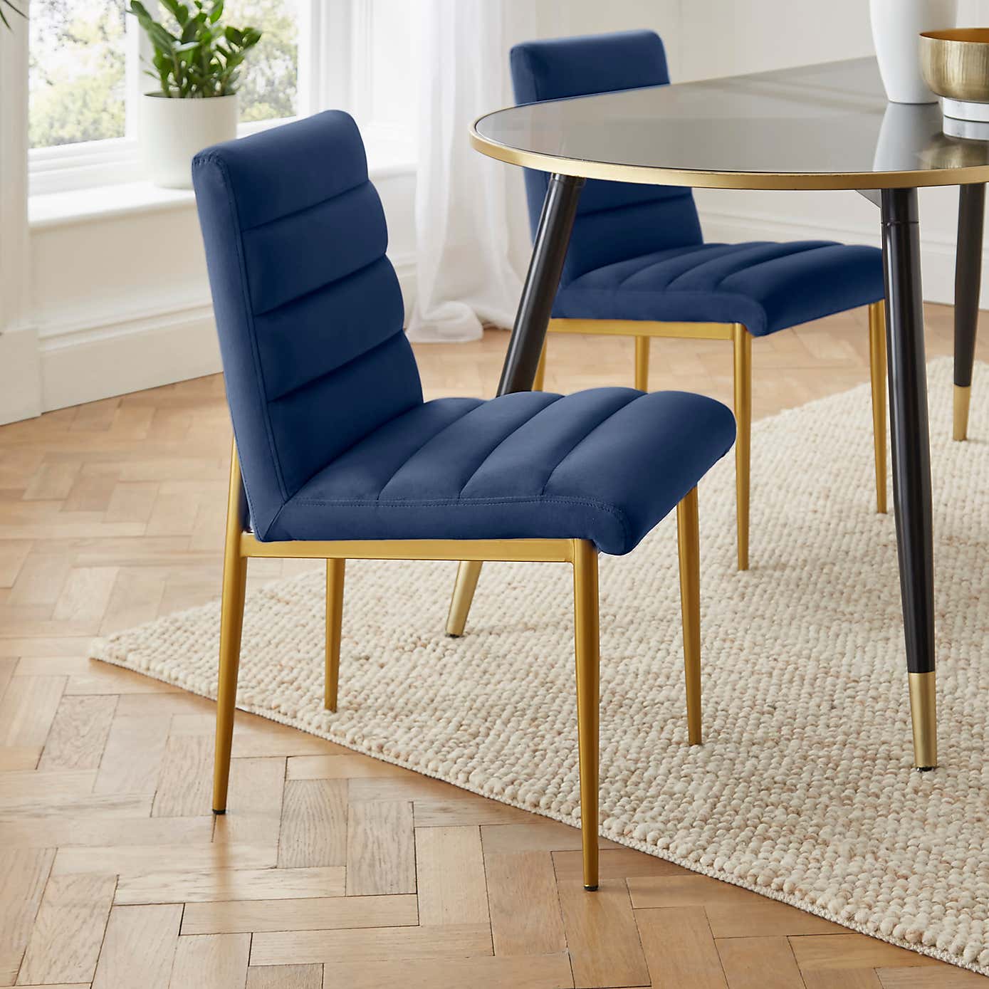 Maddison Dining Chair, Velvet