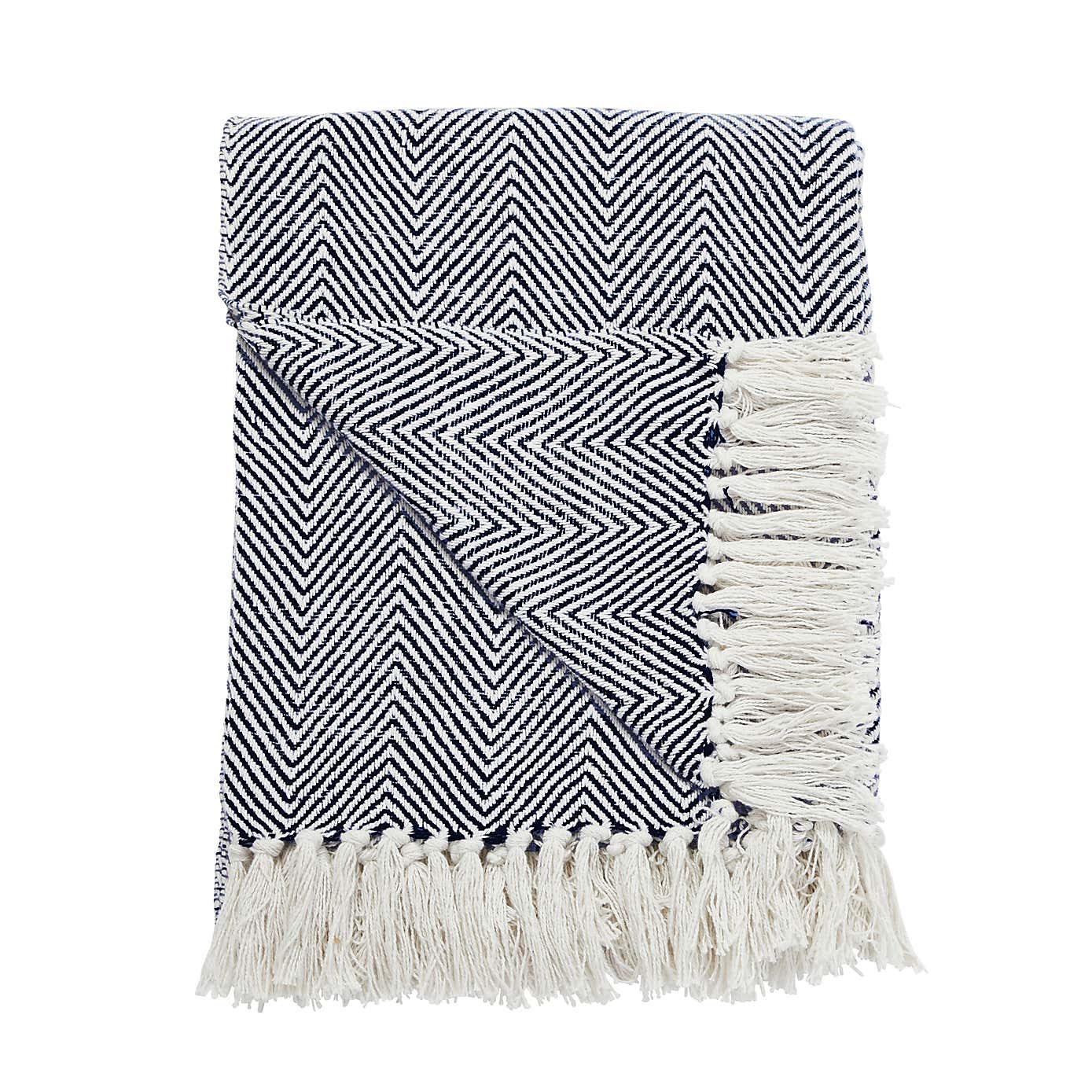 Jenson Herringbone 130cm x 180cm Throw