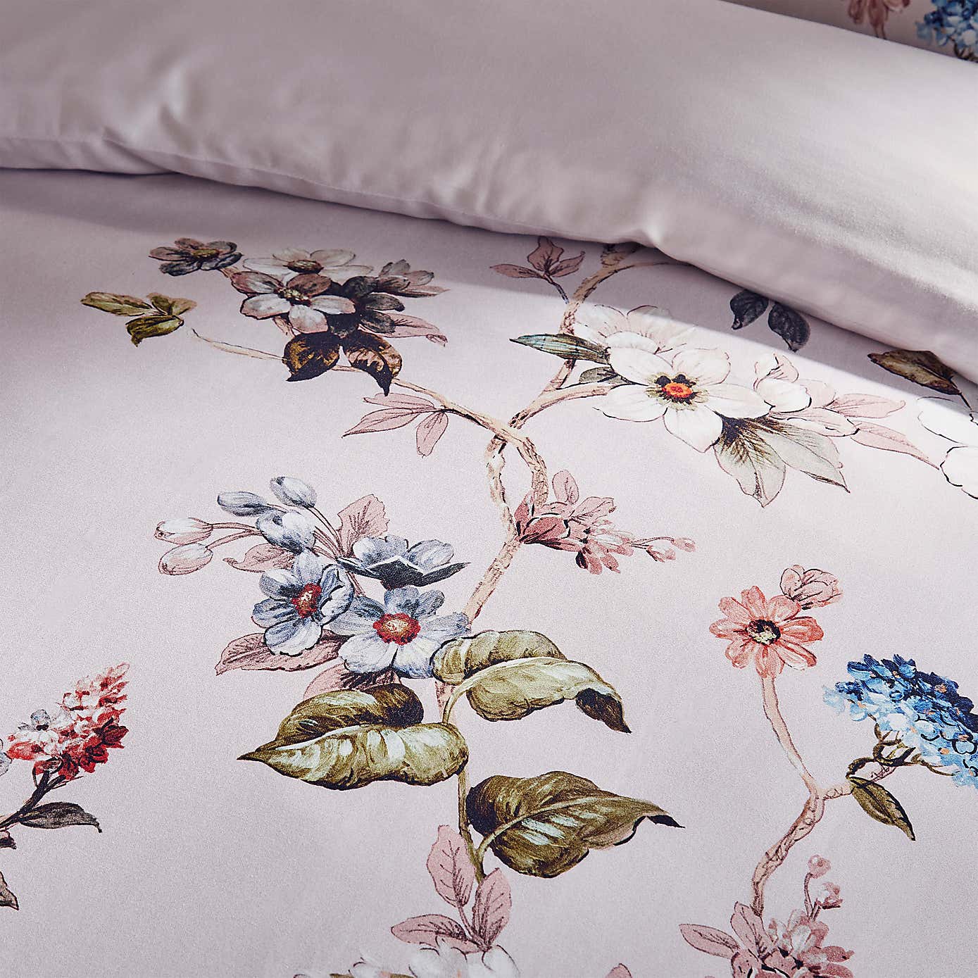 Holly Willoughby Exotic Blossom 100% Cotton Duvet Cover and Pillowcase Set