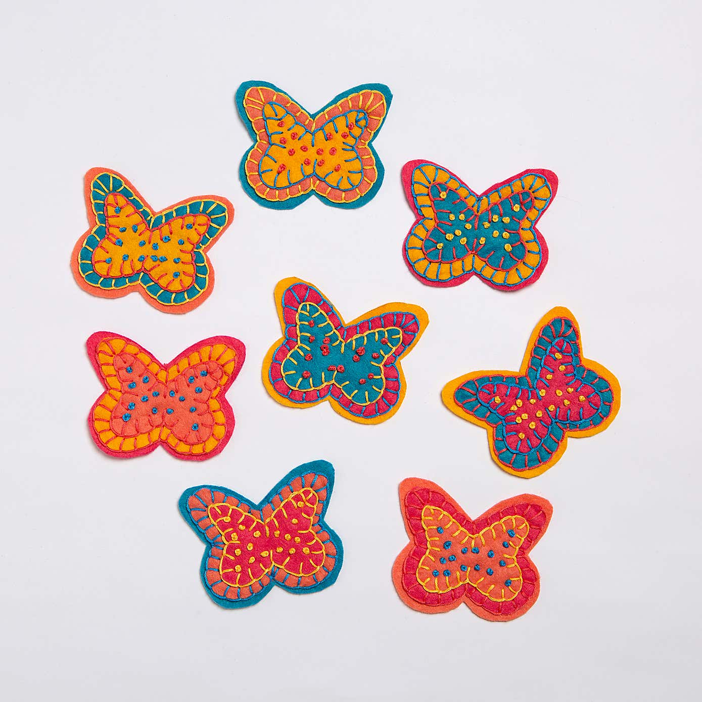 Wool Couture Butterfly Garland