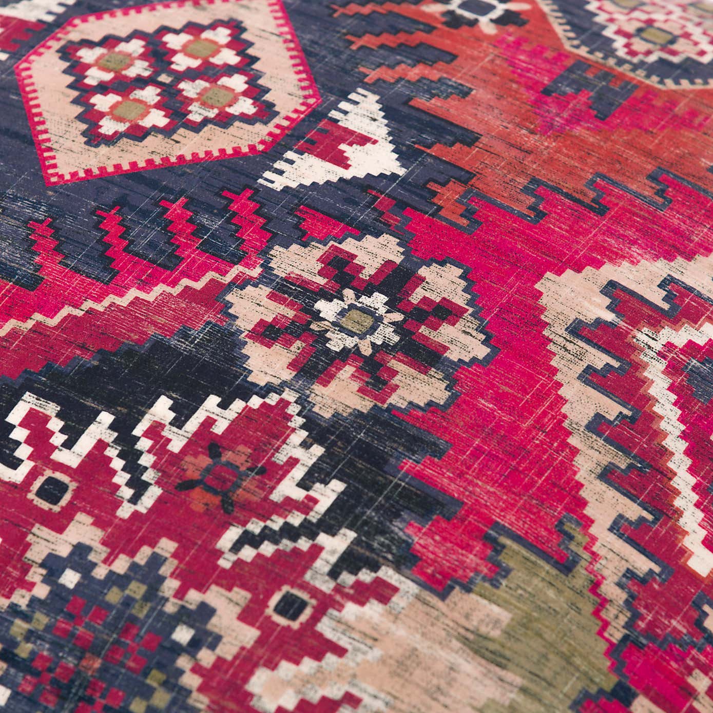 Hester Kilim Cube Pouffe