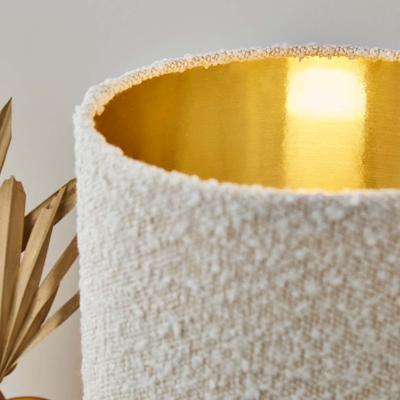 Hazelle Boucle Table Lamp