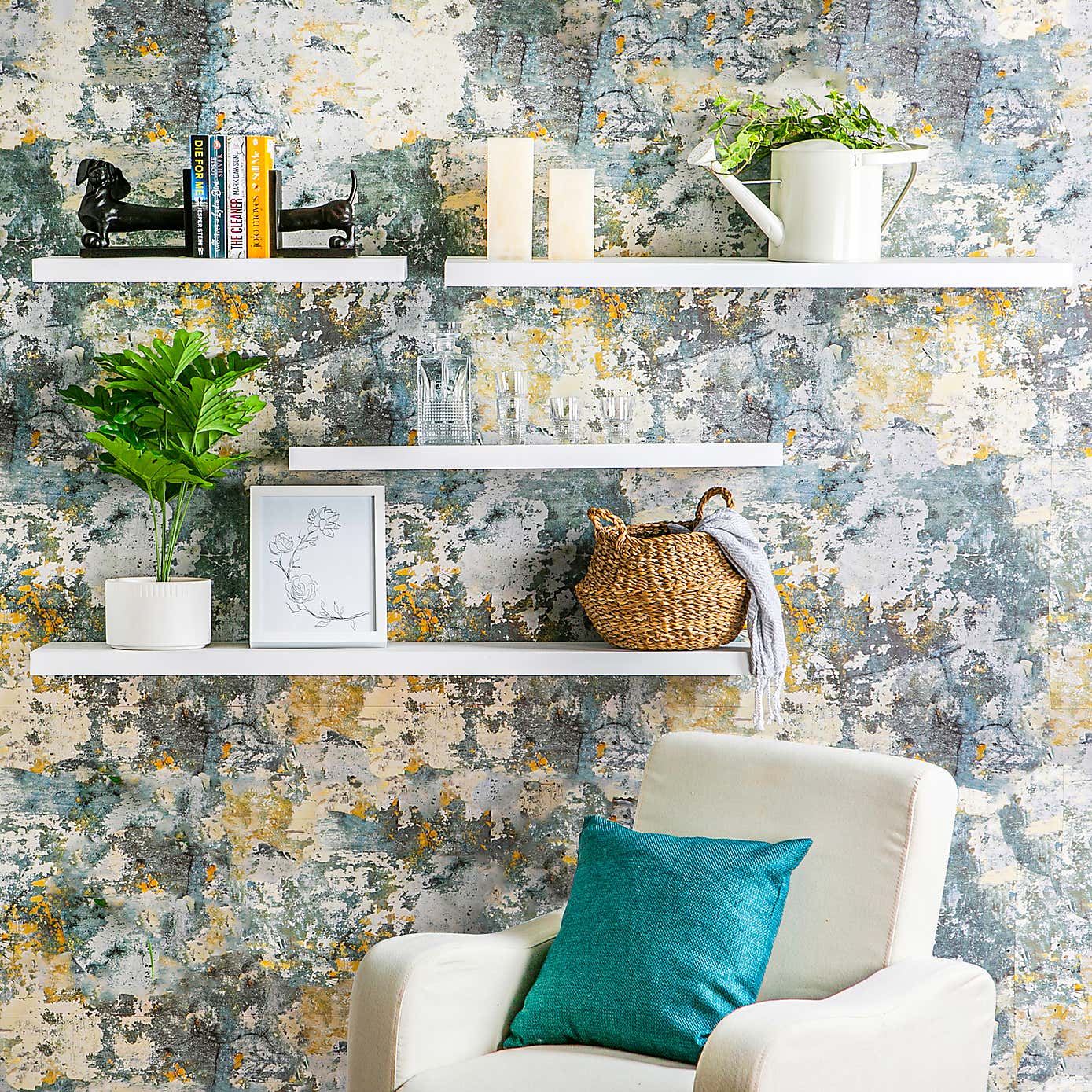 Harbour Housewares Small Floating Shelf