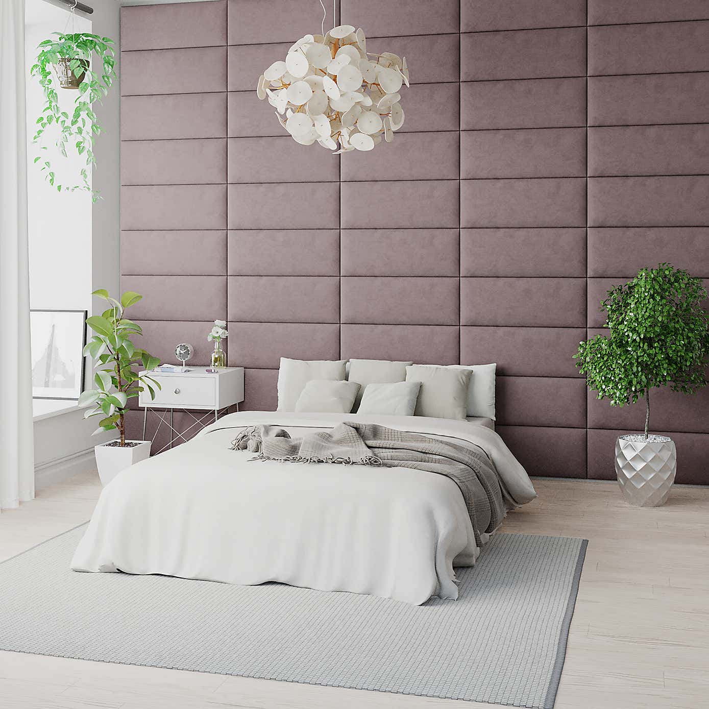 Aspire EasyMount Plush Velvet Upholstered Wall Panels