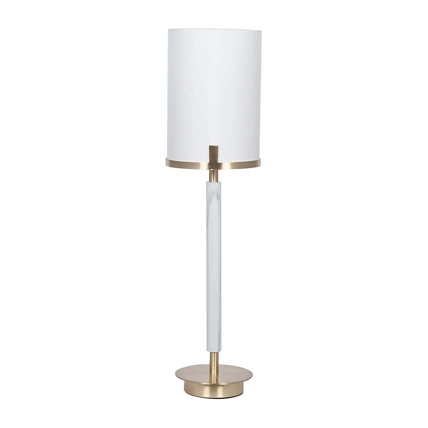 Midland Marble Effect Table Lamp