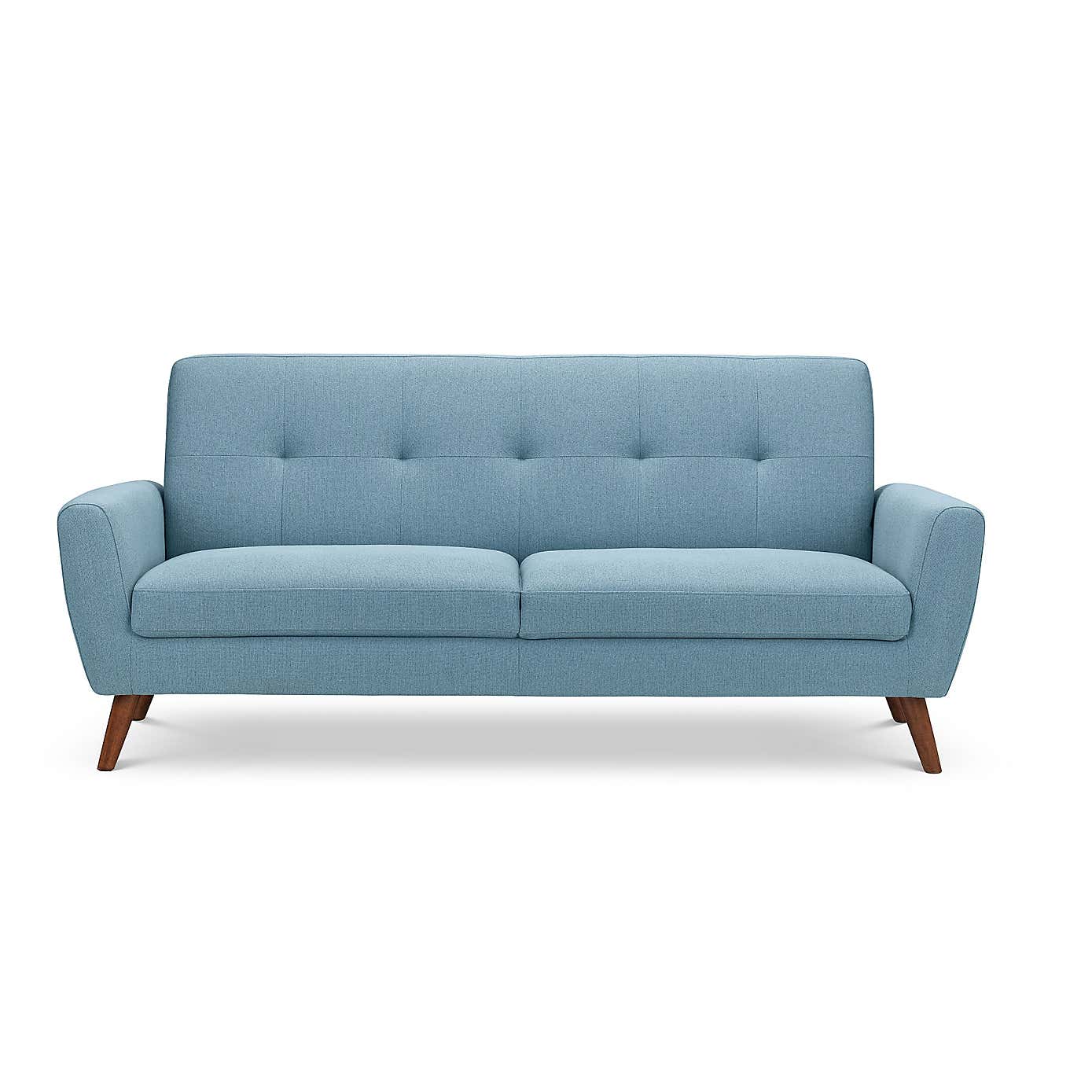 Monza Linen Compact 3 Seater Sofa