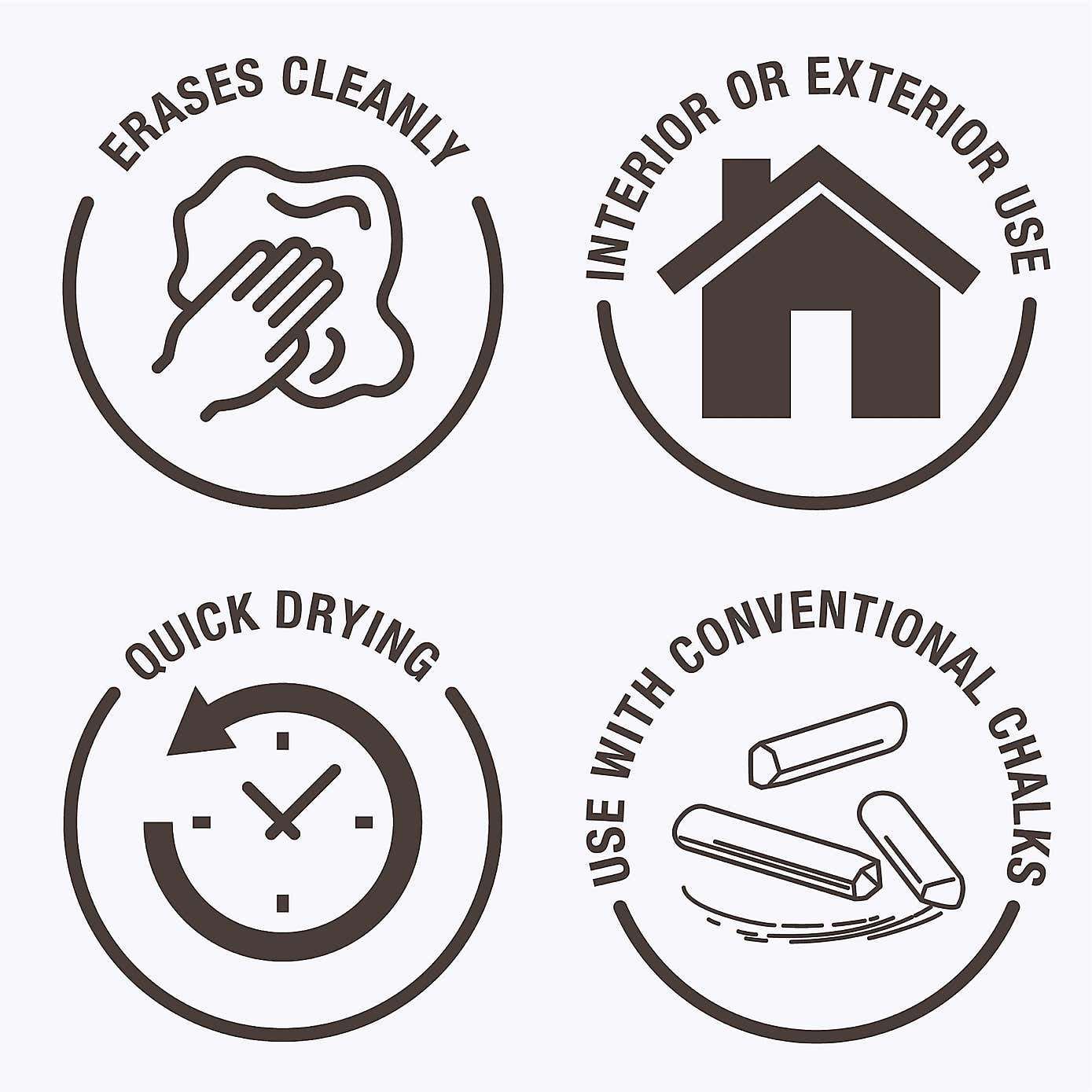 Rust-Oleum Black Chalkboard Paint 750ml