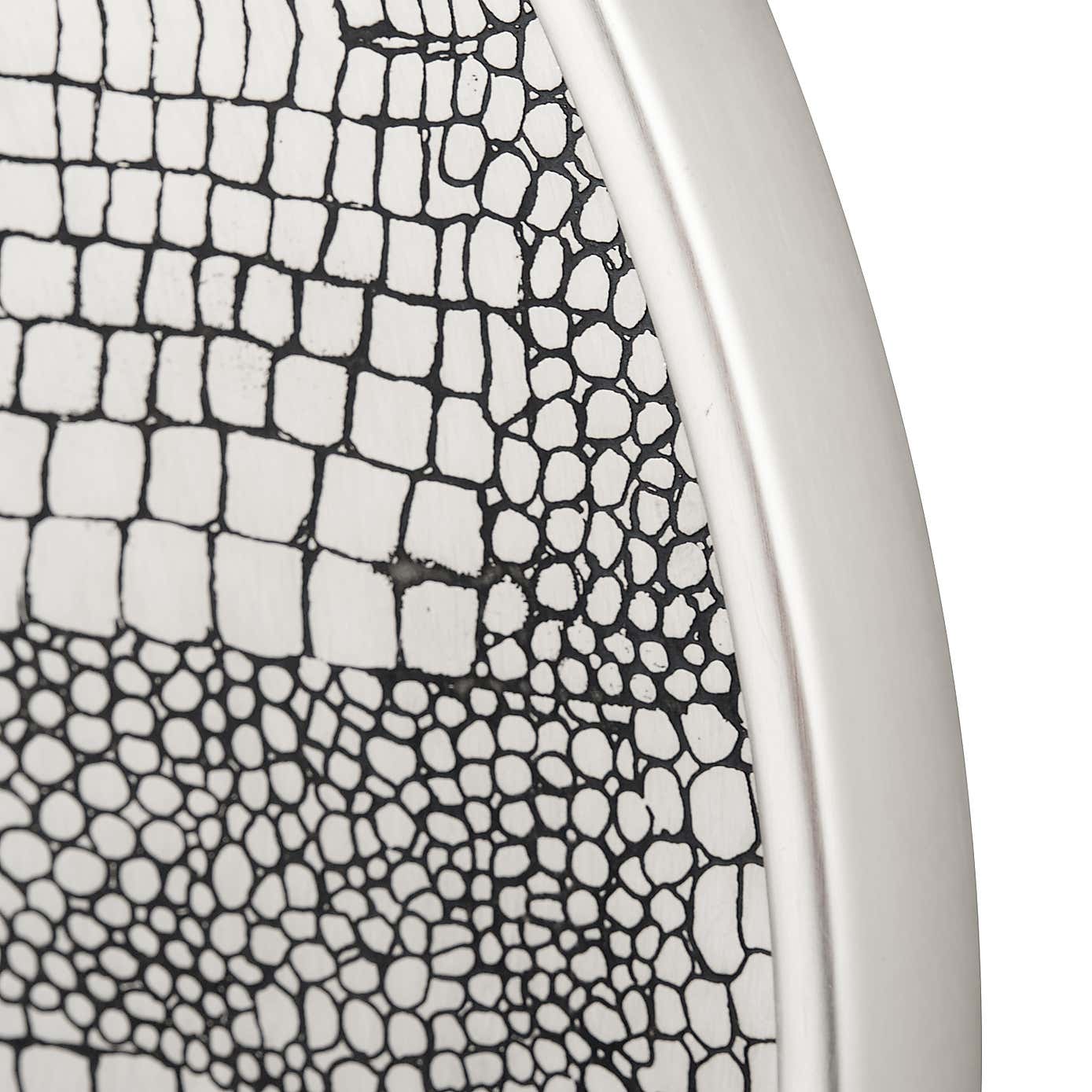 Antique Croc Effect Mirror