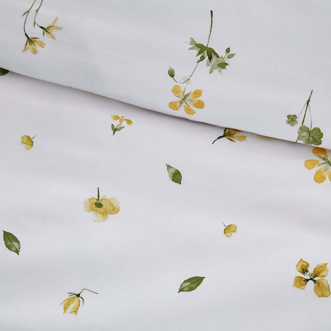 Pressed Floral Duvet Cover and Pillowcase Set