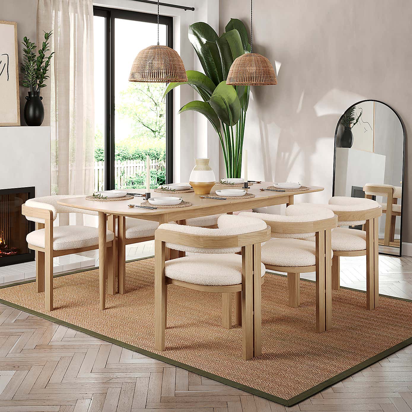 Karla Rectangle Extending Dining Table