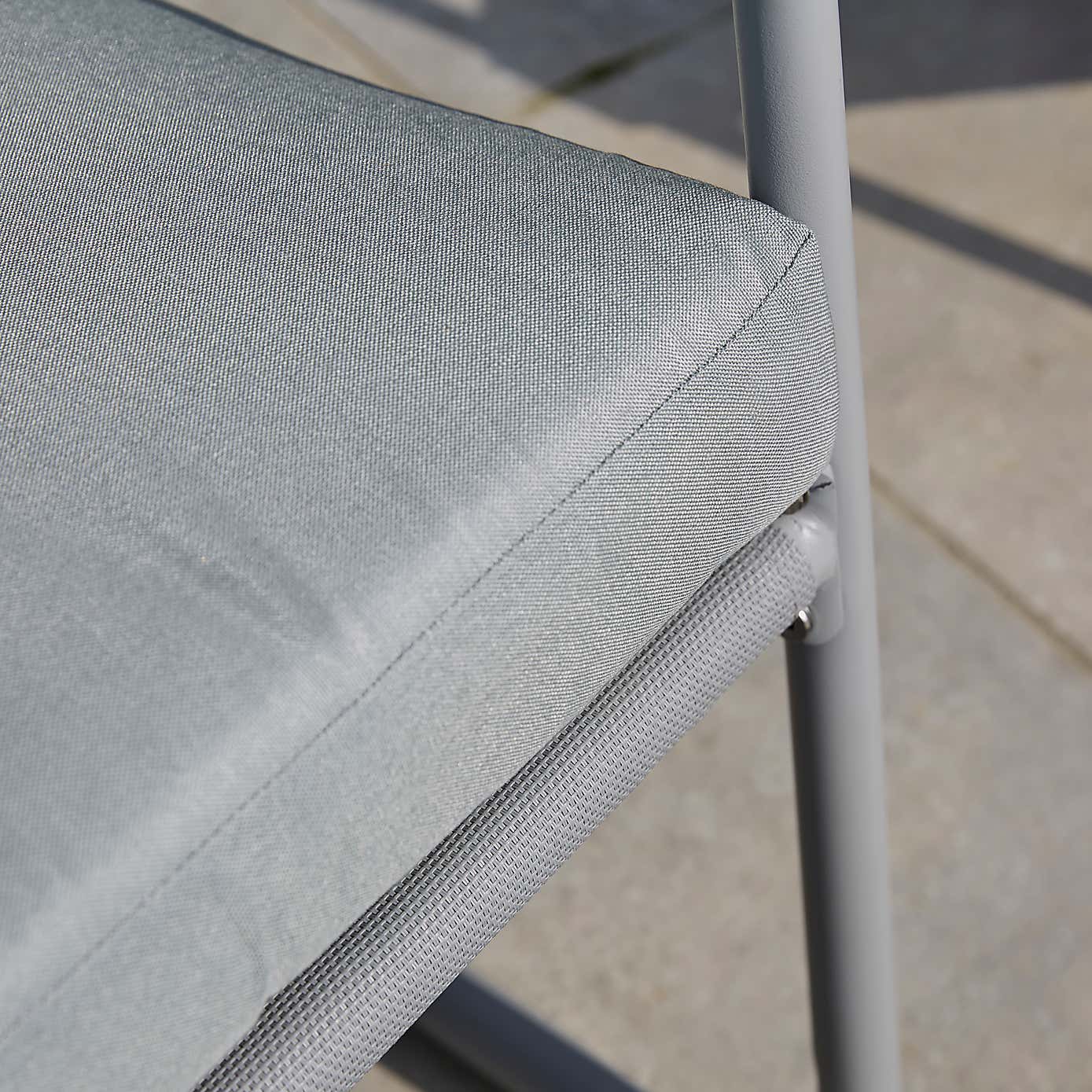 Grey Metal Conversation Set