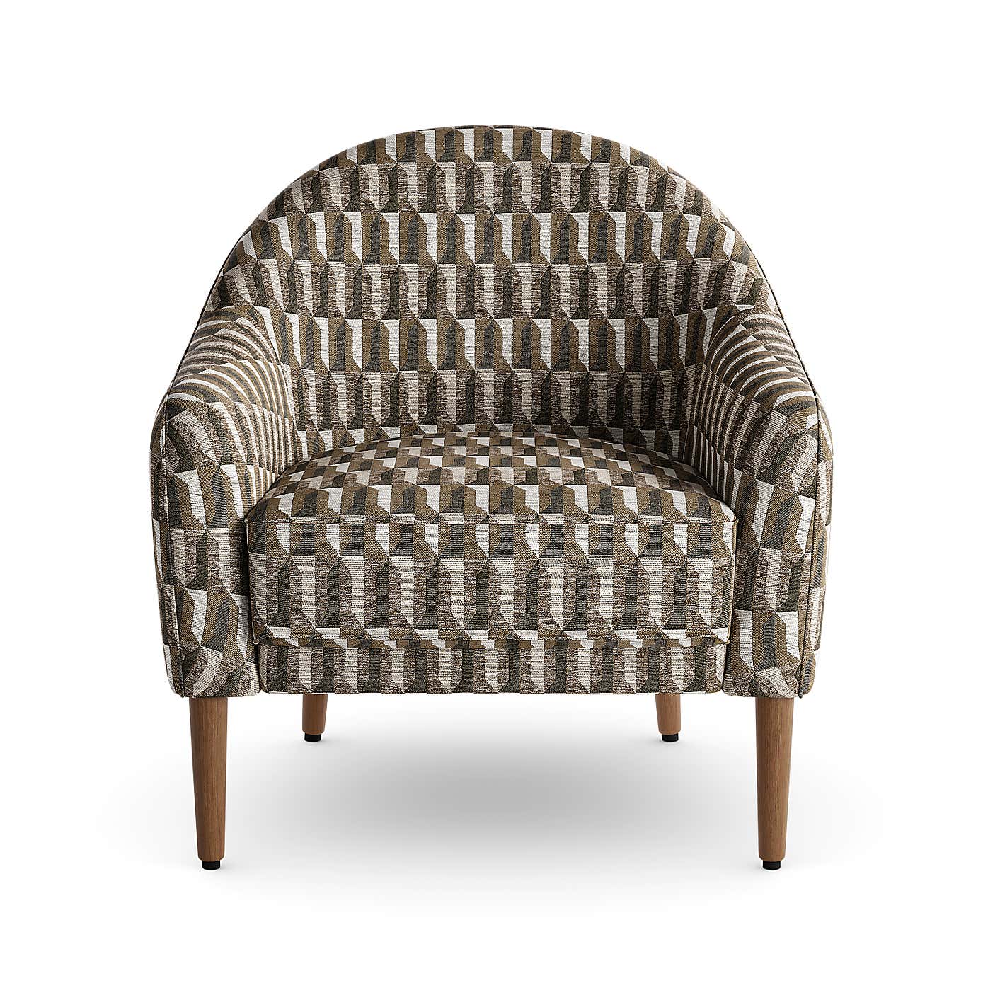 Kaspar Regents Jacquard Tub Chair